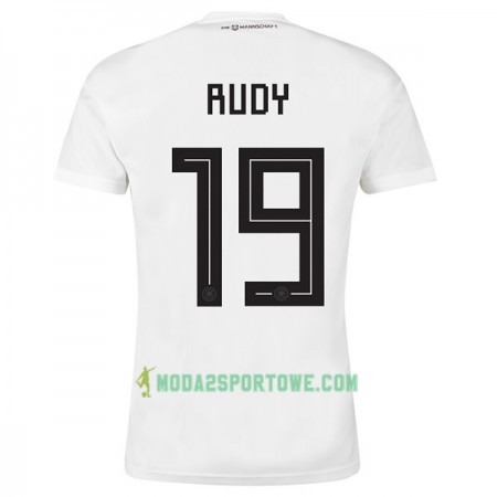 Koszulka Niemcy Rudy 19 Mistrzostwa Świata 2018 Domowe Stroje Piłkarskie